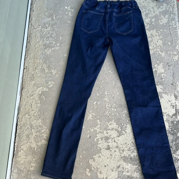 BNWOT Classic straight dark wash tall Gap denim blue jeans - Picture 8 of 14